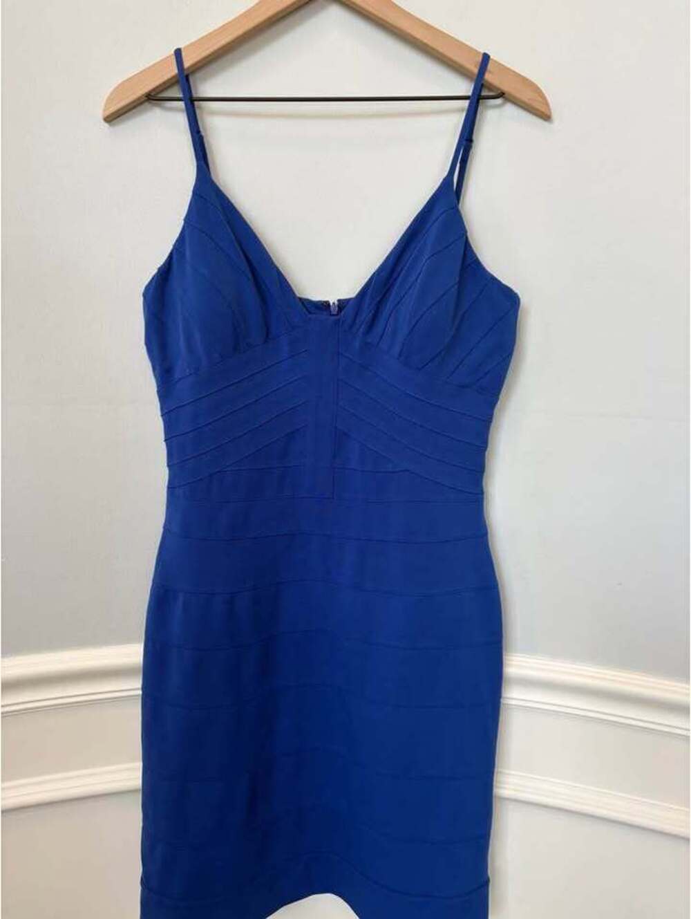 maxandcleo Blue Bandage Dress Size 8